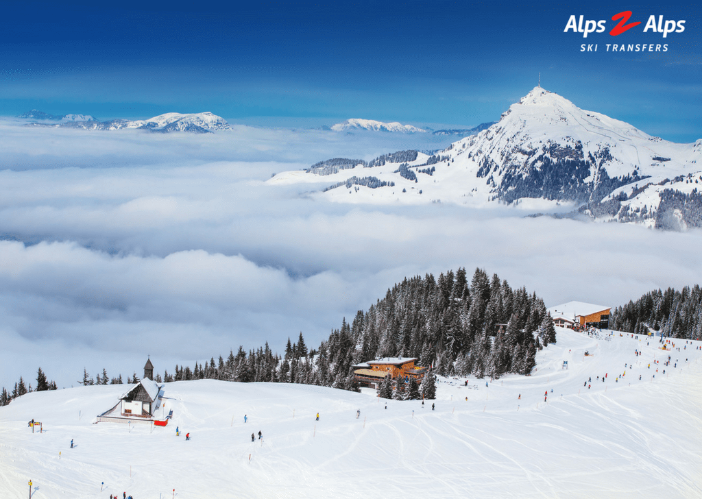 Ski resort in the French Alps
